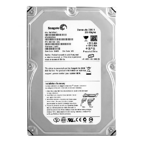 200GB Seagate 3.5" SATA-3Gb/s 7200rpm 8MB 