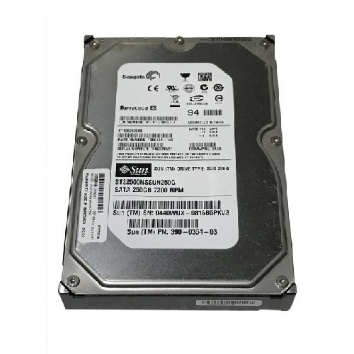 250GB, Seagate Barracuda, 3.5", 7200rpm, 8MB, SATA 3.0Gb/s HDD