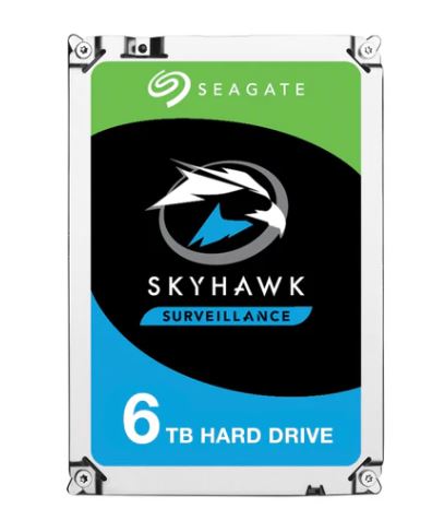 6TB Seagate Skyhawk, 3.5", SATA 6Gbs, 7200RPM, 256MB Cache, HDD