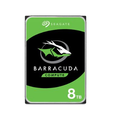 8TB Seagate Barracuda, 3.5", SATA 6Gbs, Desktop Internal Hard Drive