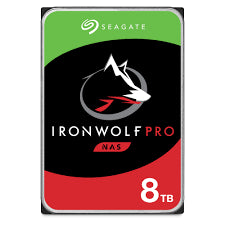 8TB Seagate Ironwolf, 3.5", 7200RPM, 256MB Cache, 6Gbs NAS Internal HDD