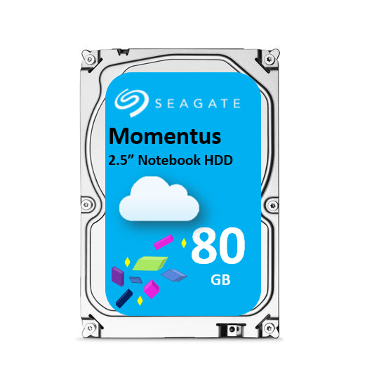 80GB Seagate 2.5" SATA 5400rpm 8MB Notebook HD