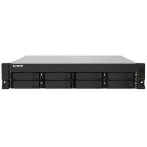 QNAP 8 BAY 2U NAS 1.7GHZ 4 CORE ALPINE AL-324 PROCESSOR 4GB MEMORY 2X 2.5GBE & 2X 10GBE SFP+ LAN DUAL PSU 3 YEAR WARRANTY