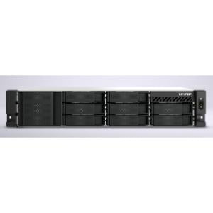 QNAP 8-bay short depth rackmount NAS, Intel Atom C5125 8C 2.8GHz, 8GB RAM, 2 x 2.5GbE, 2 x M.2 2280, 2 x PCIe Gen3 x4, 4 x USB 3.2 Gen1 ports (5Gbps), 2 x 300W redundant PSU