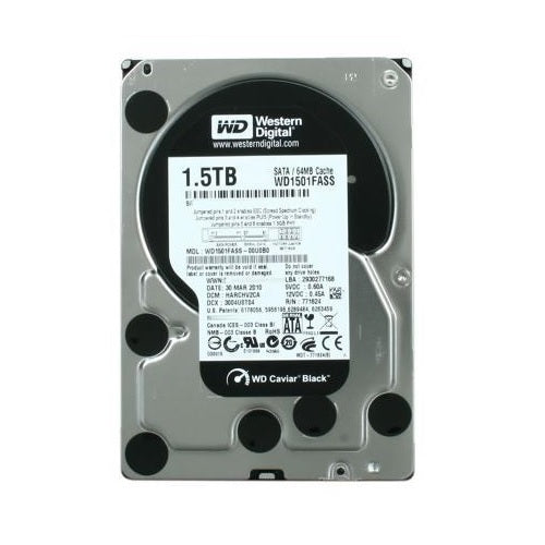 1.5TB Western Digital BLACK Enterprise 3.5" SATA 7200rpm 64MB