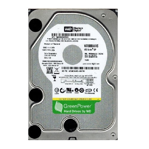 500GB Western Digital 3.5" SATA Desktop HD