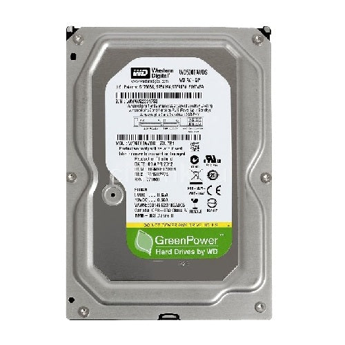 500GB Western Digital 3.5" SATA 7200rpm 32MB AV-GP INTELLIPWR A/V HD