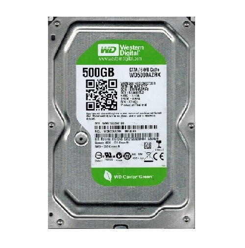 500GB WD Green 3.5" SATA 7200rpm 64MB Desktop HD 