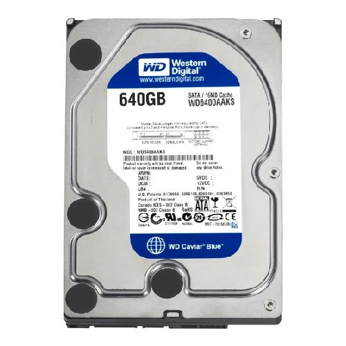 640GB Western Digital 3.5" SATA 7200rpm 16MB Hard Disk Drive