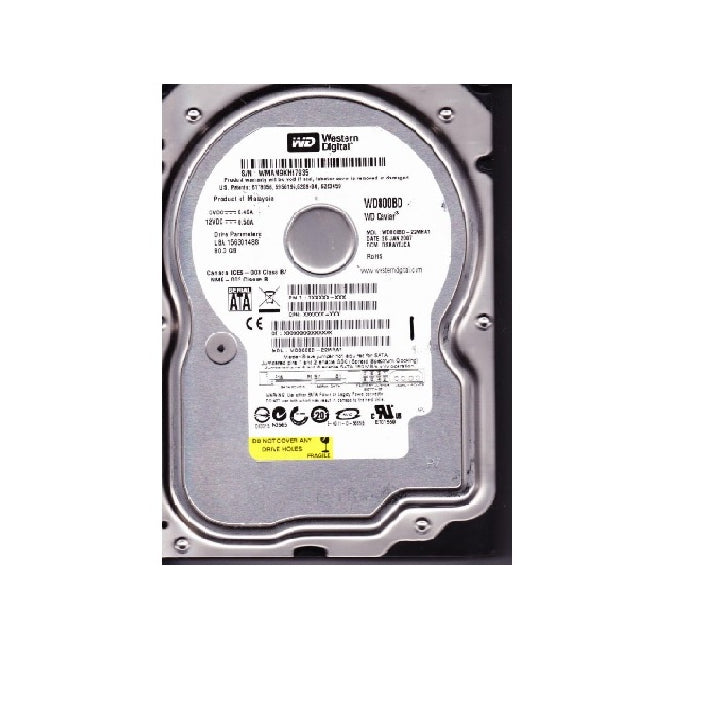 80GB Western Digital 3.5" SATA 7200rpm 2MB HDD