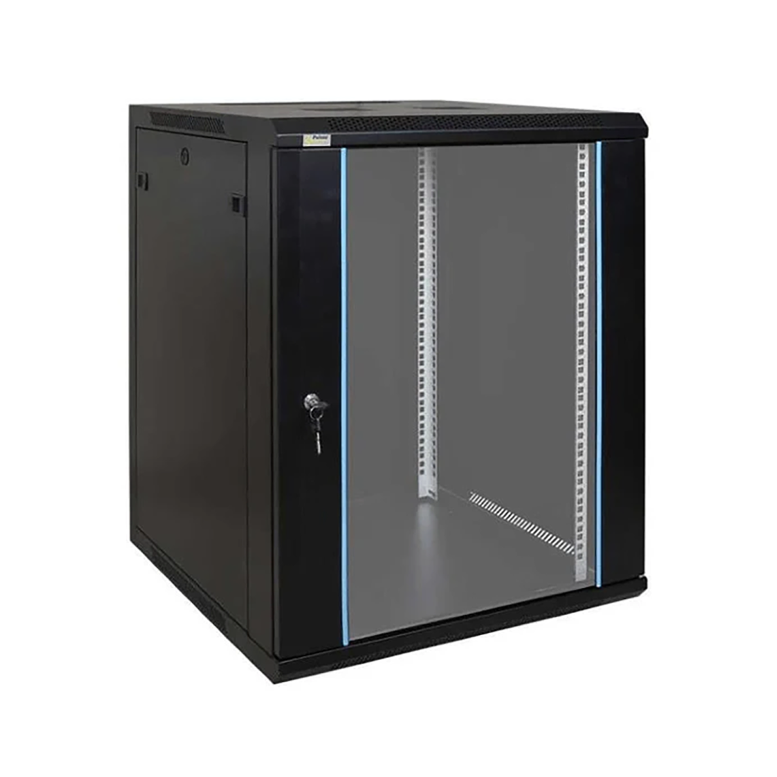 Zone Lite 15U 500mm Black Wall Mount Black Cabinet