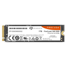 1TB Seagate Firecuda 520, M.2-2280, PCIe 4x4, (Read: up to 7,300 MB/s, Write: up to 6,000 MB/s), (19mm) SSD