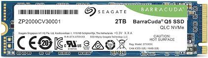 2TB Seagate Barracuda Q5, M.2 (2280), NVMe, PCIe Gen 3x4, 3D QLC, SSD for Desktop/Laptop