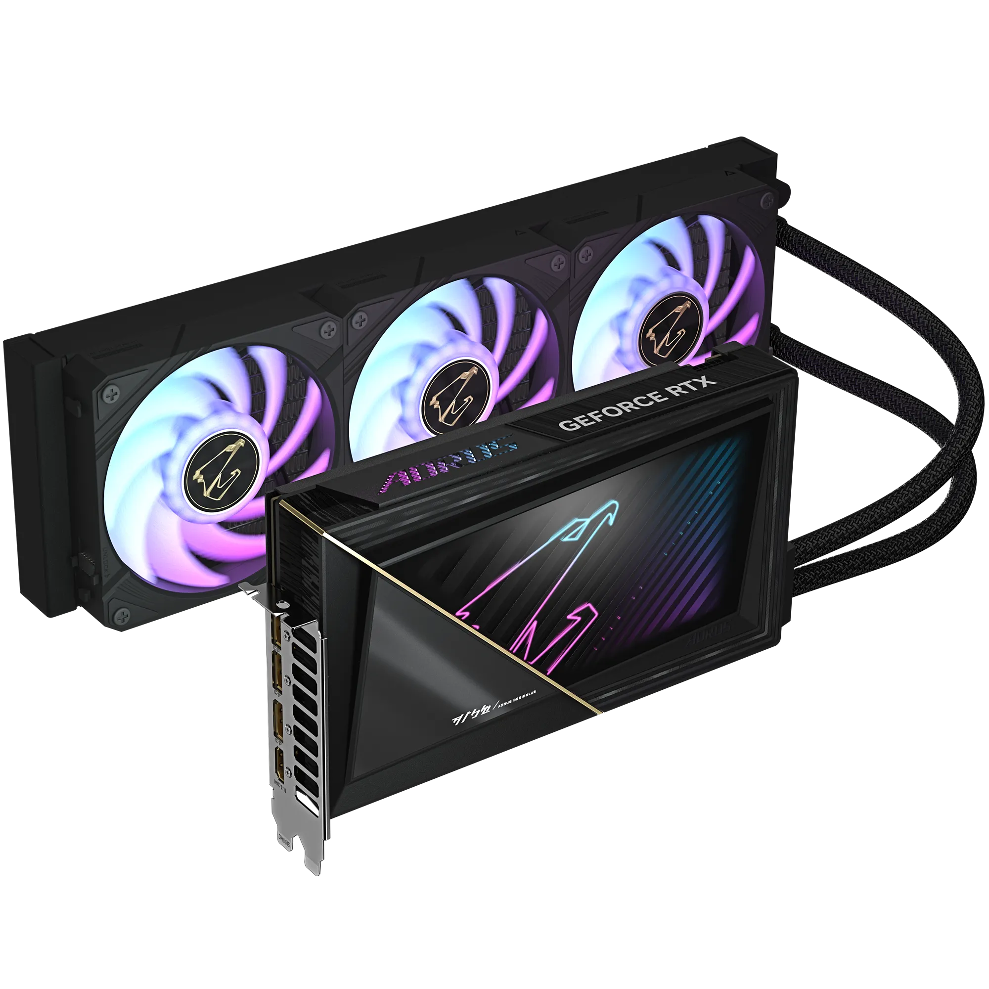 GIGABYTE AORUS GeForce RTX 5090 XTREME WATERFORCE 32G Graphics Card - 32GB GDDR7, 512bit, PCI-E 5.0, 2655MHz Core Clock, 3 x DP 2.1a, 1 x HDMI 2.1b, NVIDIA DLSS 4, GV-N5090AORUSX W-32GD, GeForce RTX 5090, 32 GB, GDDR7, 512 bit, 7680 x 4320 pixels, PCI Express x16 5.0