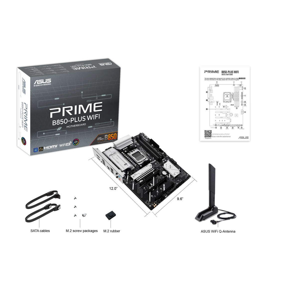 ASUS Motherboard/ATX/AM5/4xDIMM/Max.256GB/DDR5/1xDP/1xHDMI/ 1xPCIe 5x16/1xPCIe4x16/2xPCIe4x1/4xM.2/2xSATA/RAID.