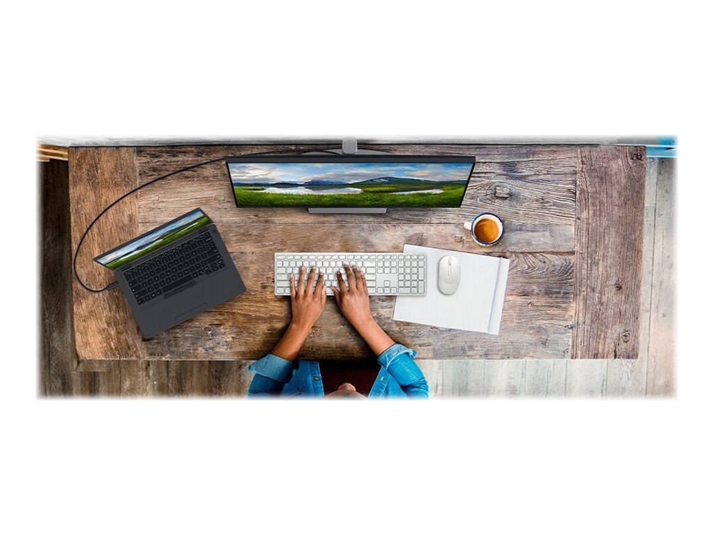 Dell Pro Keyboard and Mouse - KM5221W - US International (QWERTY) - White