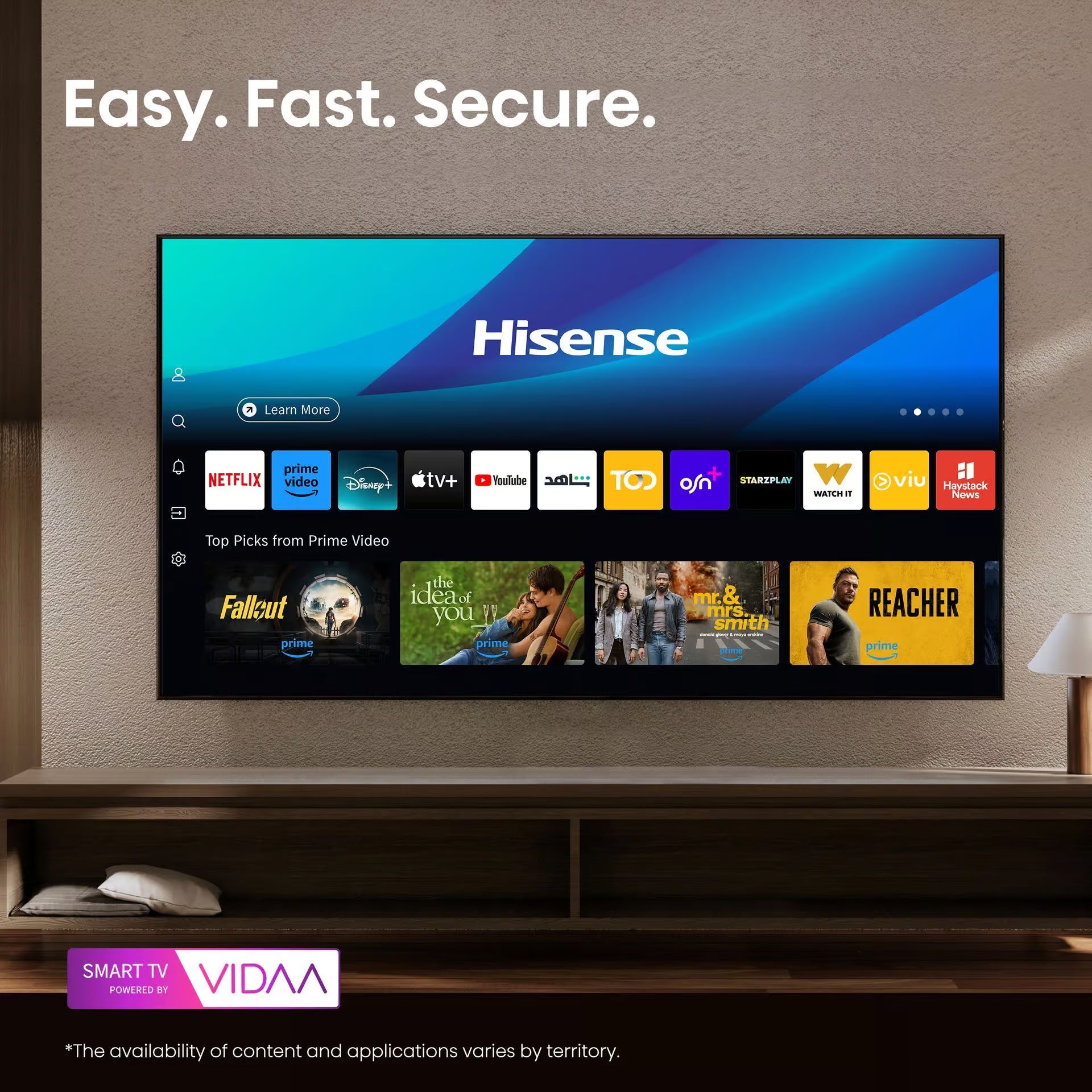 HISENSE LEDN40A4Q FHD 60hz SMART TV; Game Mode; Natural Colour Enhancer; Dolby Audio; Share to TV; Noise Reduction
