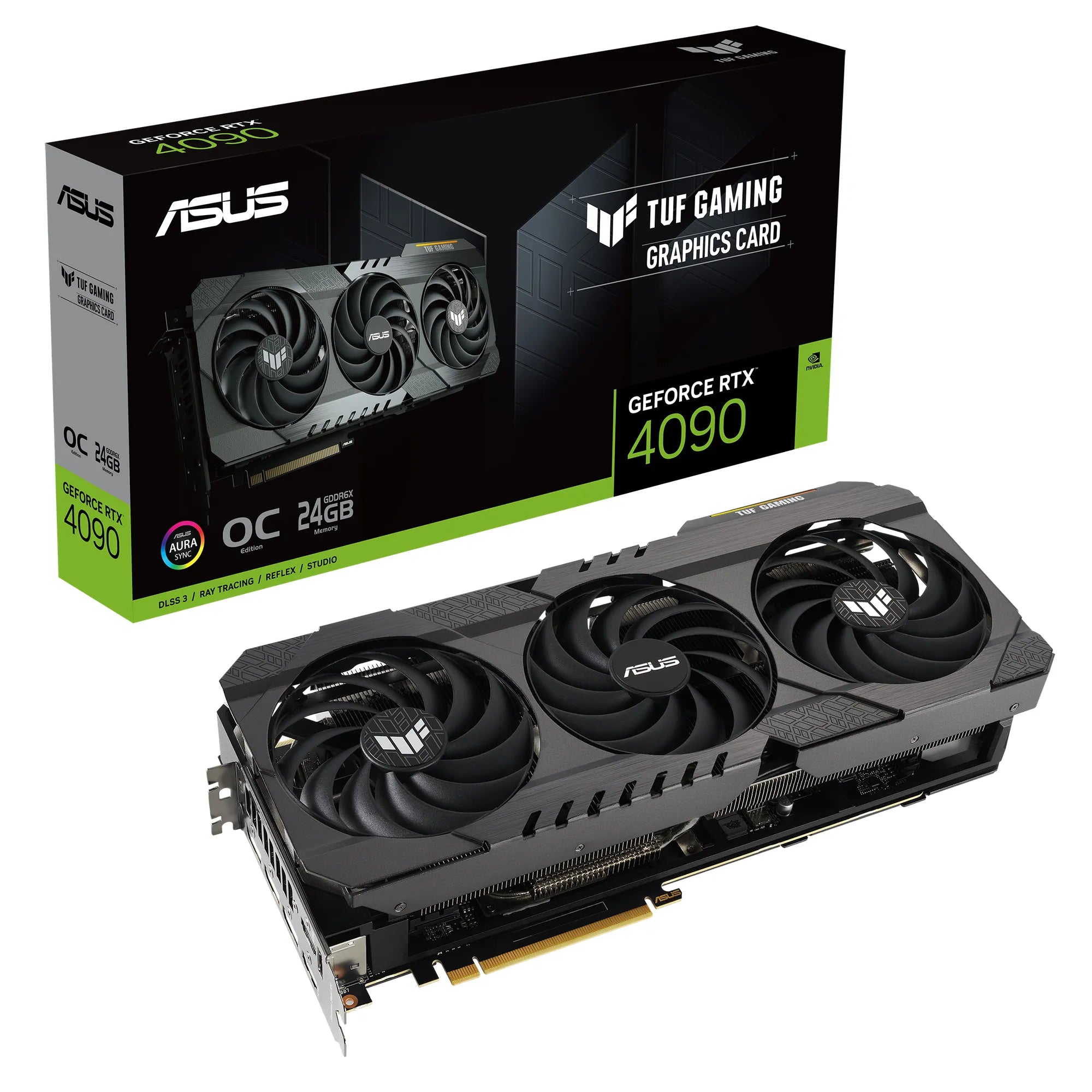 ASUS TUF Gaming TUF-RTX4090-O24G-OG-GAMING, GeForce RTX 4090, 24 GB, GDDR6X, 384 bit, 7680 x 4320 pixels, PCI Express 4.0