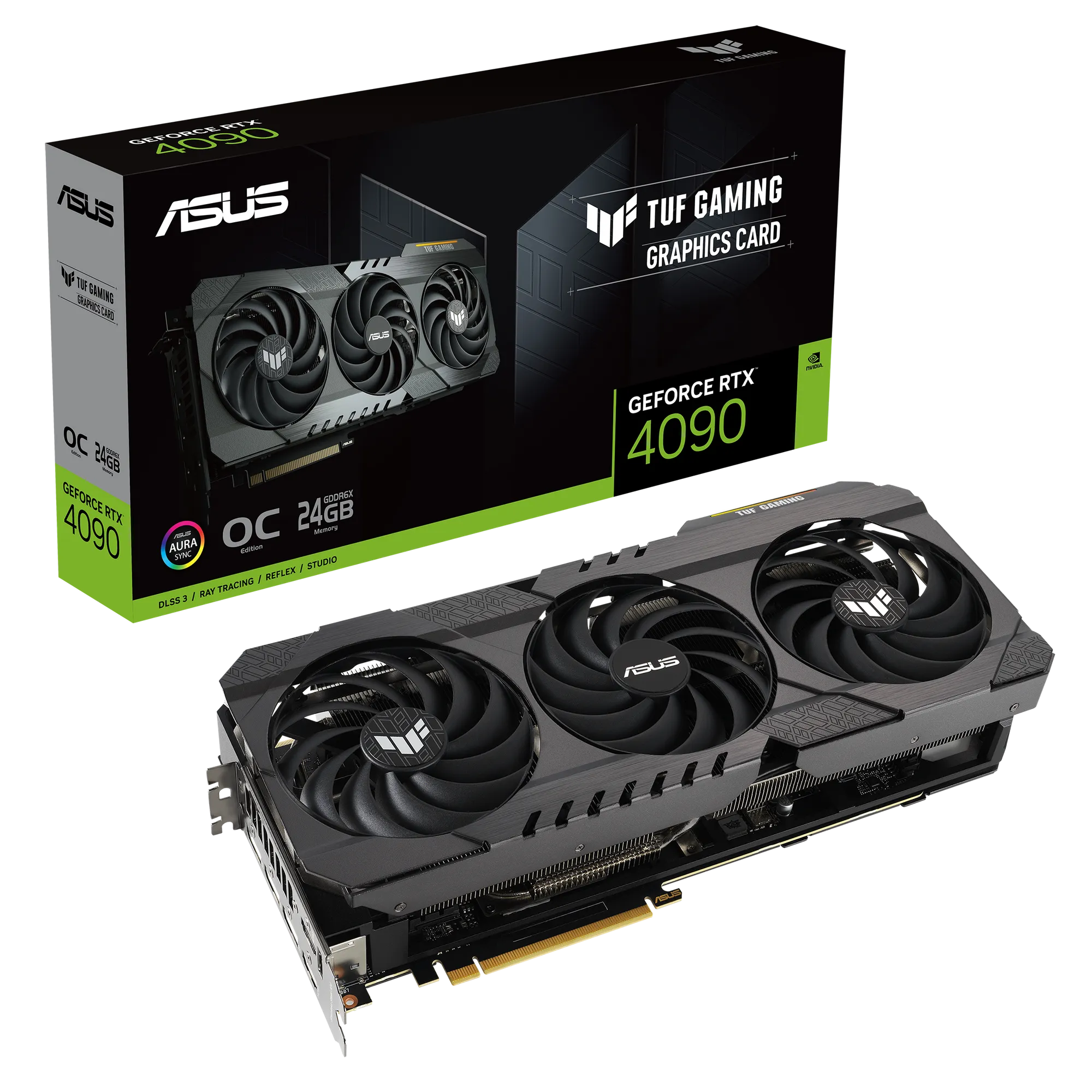 ASUS TUF Gaming TUF-RTX4090-O24G-OG-GAMING, GeForce RTX 4090, 24 GB, GDDR6X, 384 bit, 7680 x 4320 pixels, PCI Express 4.0