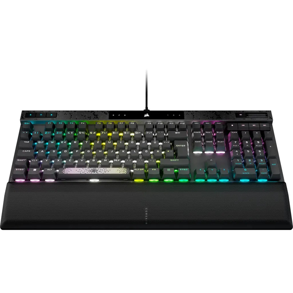 Corsair K70 MAX, Full-size (100%), USB, RGB LED, Black