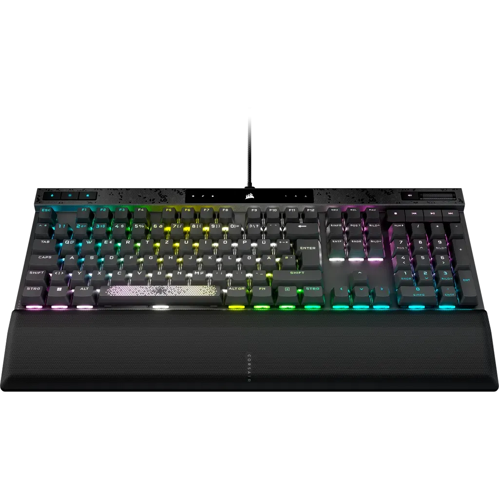 Corsair K70 MAX, Full-size (100%), Wired, USB, RGB LED, Black