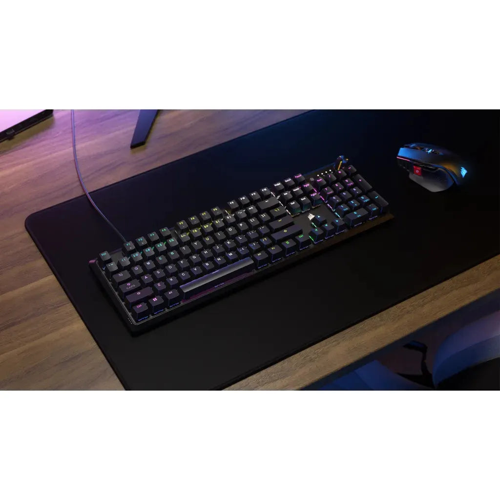 Corsair K70, Full-size (100%), USB, Mechanical, Black