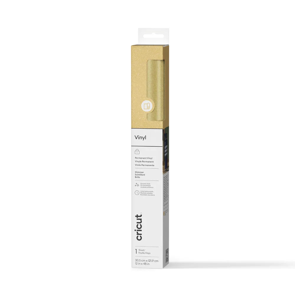 2011346 - Cricut Shimmer Vinyl 30x120cm (Gold)