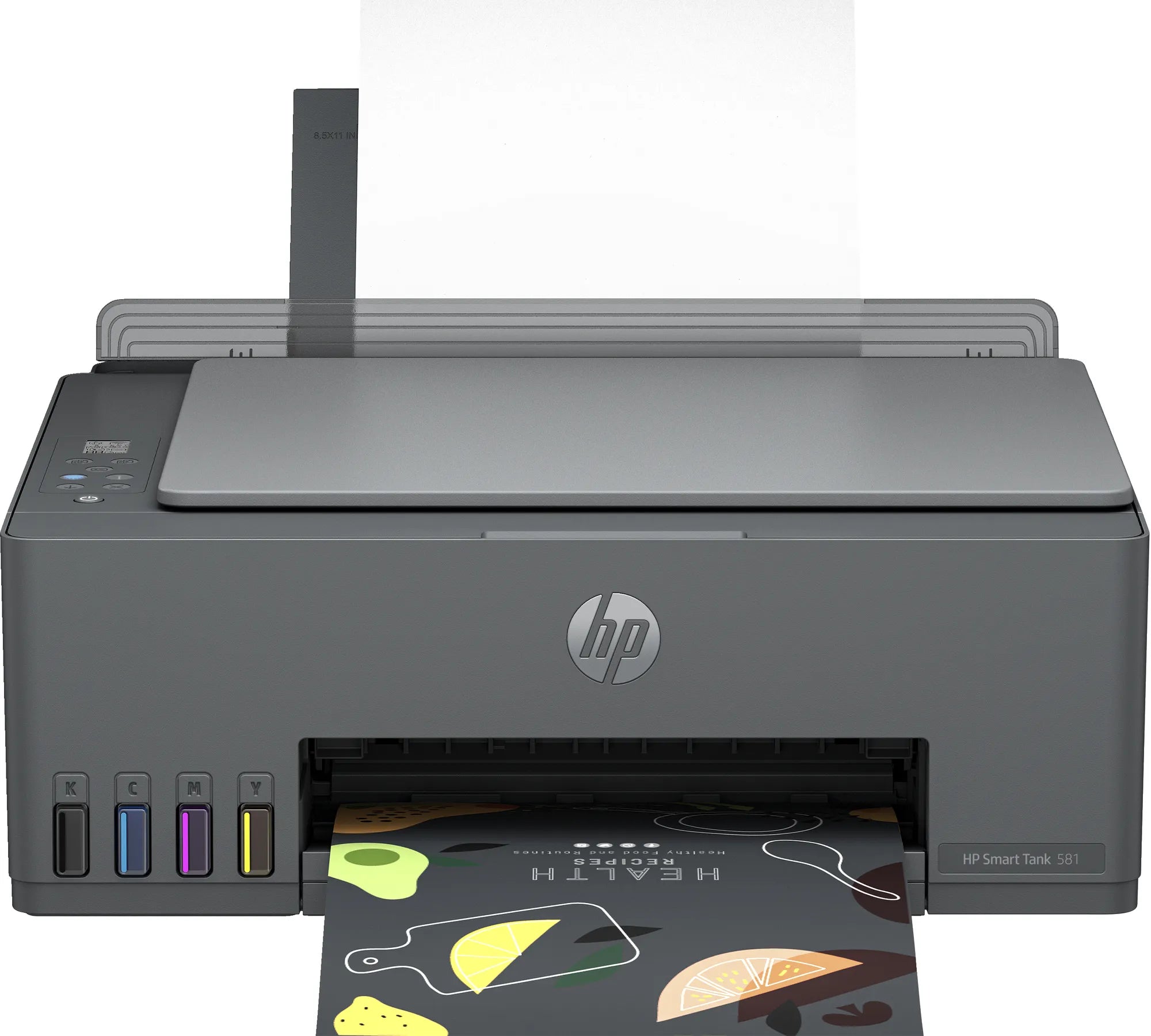 HP Smart Tank 581 All-in-One Printer, Home and home office, Print, copy, scan, Wireless; High-volume printer tank; Print from phone or tablet; Scan to PDF, Thermal inkjet, 4800 x 1200 DPI