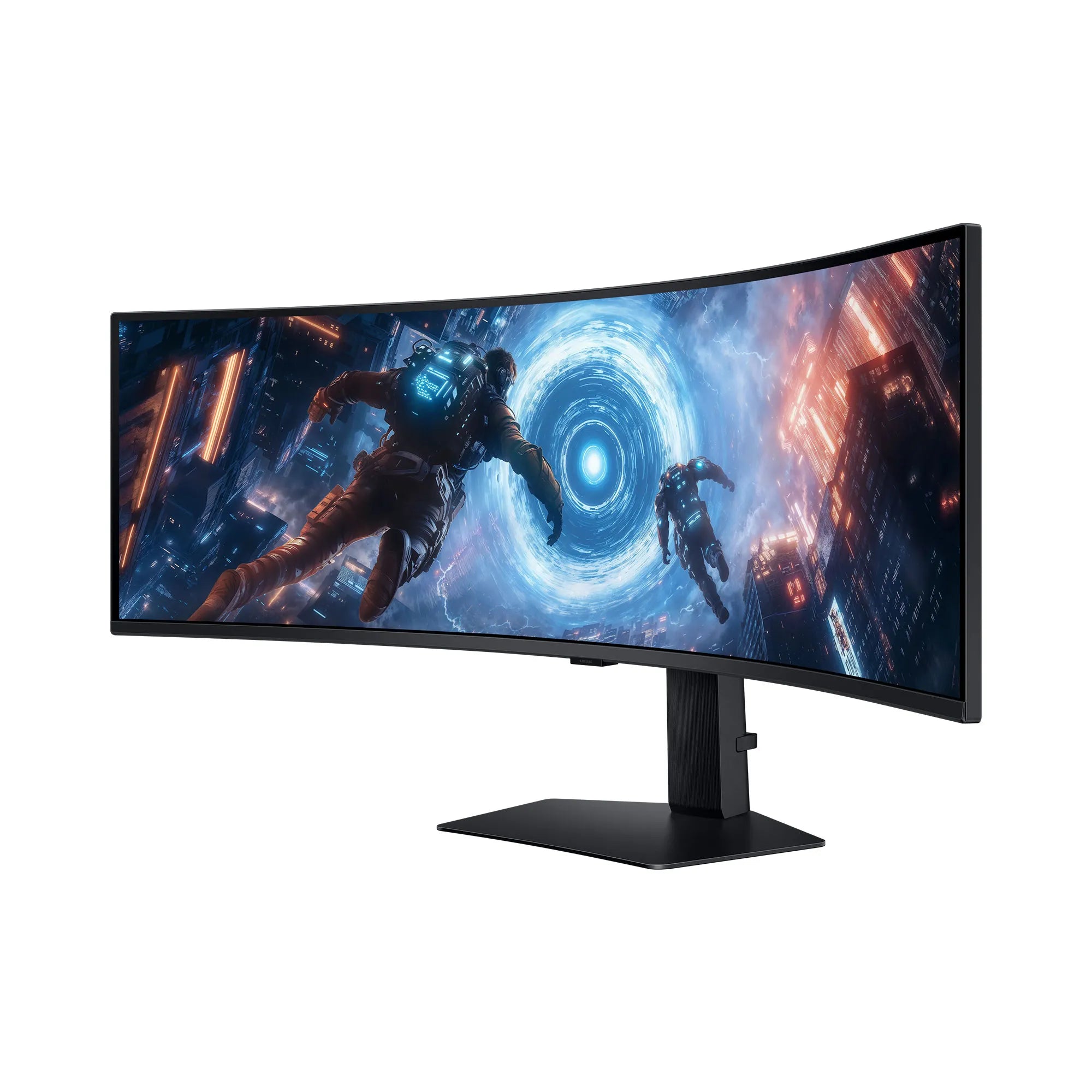 SAMSUNG LS49FG910E 49'' Odyssey G9 G91F DQHD Gaming Monitor; Borderless; 144Hz; 1000R; 5120x1440; GTG 1ms; HDR600; HAS; HDR 10 +