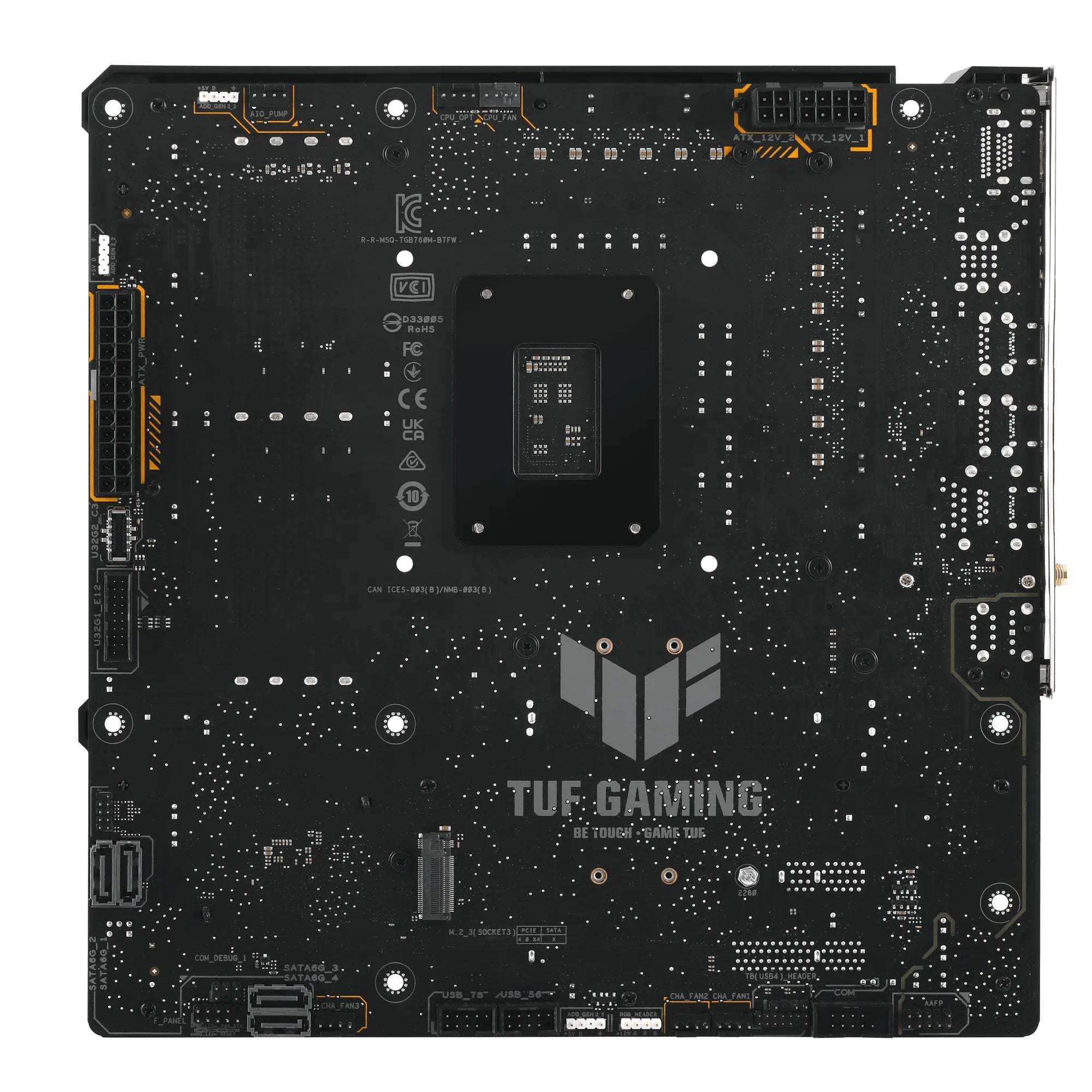 ASUS TUF GAMING B760M-BTF WIFI, Intel, LGA 1700, Intel® Celeron®, Intel® Core™ i3, Intel® Core™ i5, Intel® Core™ i7, Intel® Core™ i9,..., LGA 1700, DDR5-SDRAM, 192 GB