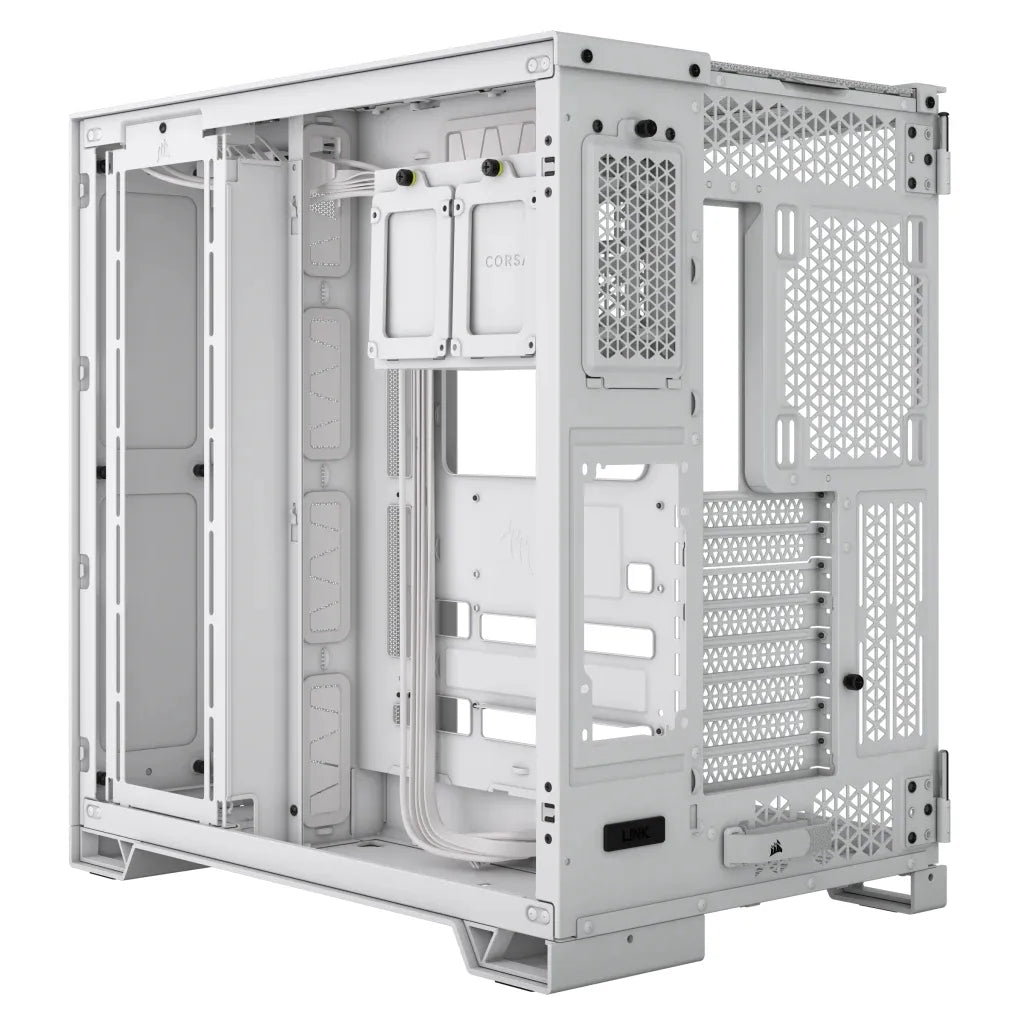 Corsair 6500D AIRFLOW, Midi Tower, PC, White, ATX, 19 cm, 40 cm