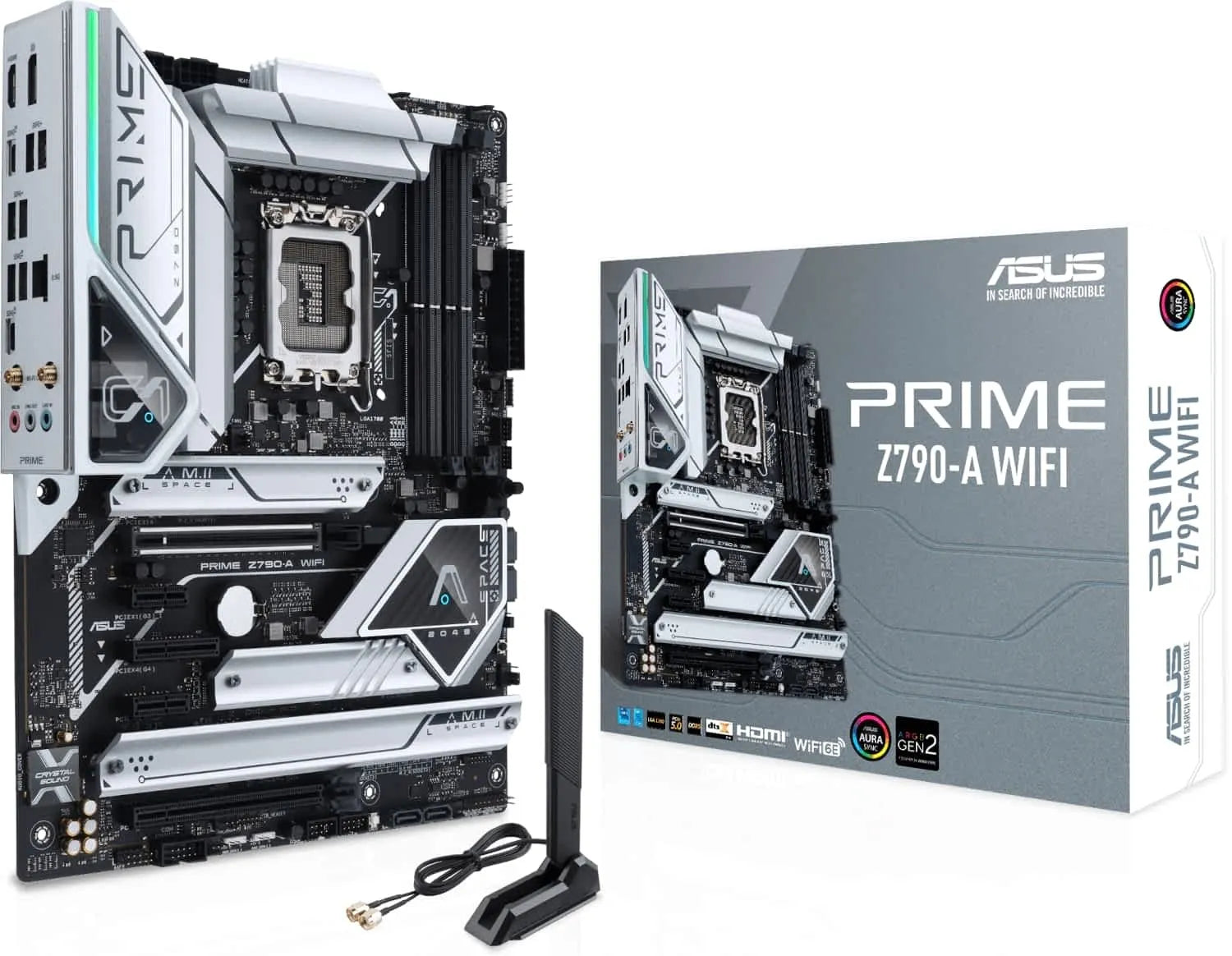 ASUS PRIME Z790-A WIFI, Intel, LGA 1700, Intel® Celeron®, Intel® Core™ i3, Intel® Core™ i5, Intel® Core™ i7, Intel® Core™ i9,..., LGA 1700, DDR5-SDRAM, 128 GB