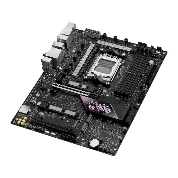 ASUS ROG STRIX B850-E GAMING WIFI, AMD, Socket AM5, AMD Ryzen 7000 Series, AMD Ryzen 8000 Series, AMD Ryzen 9000 Series, Socket AM5, DDR5-SDRAM, 192 GB