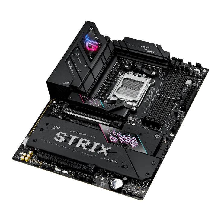 ASUS ROG STRIX B850-E GAMING WIFI, AMD, Socket AM5, AMD Ryzen 7000 Series, AMD Ryzen 8000 Series, AMD Ryzen 9000 Series, Socket AM5, DDR5-SDRAM, 192 GB