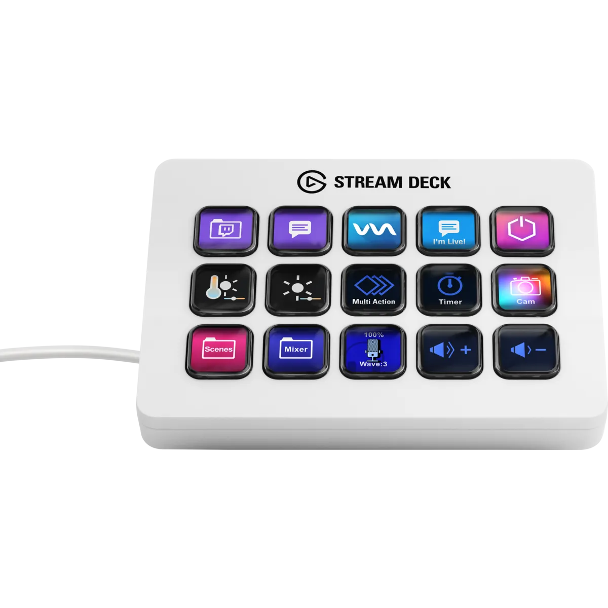Corsair 10GBA9911, Mini, Wired, USB, White
