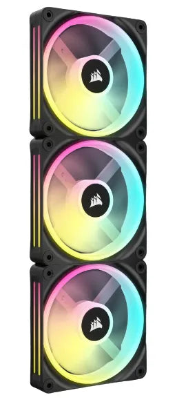 Corsair Air CO-9051002-WW, Fan, 12 cm, 480 RPM, 2400 RPM, 63.1 cfm, Black, White