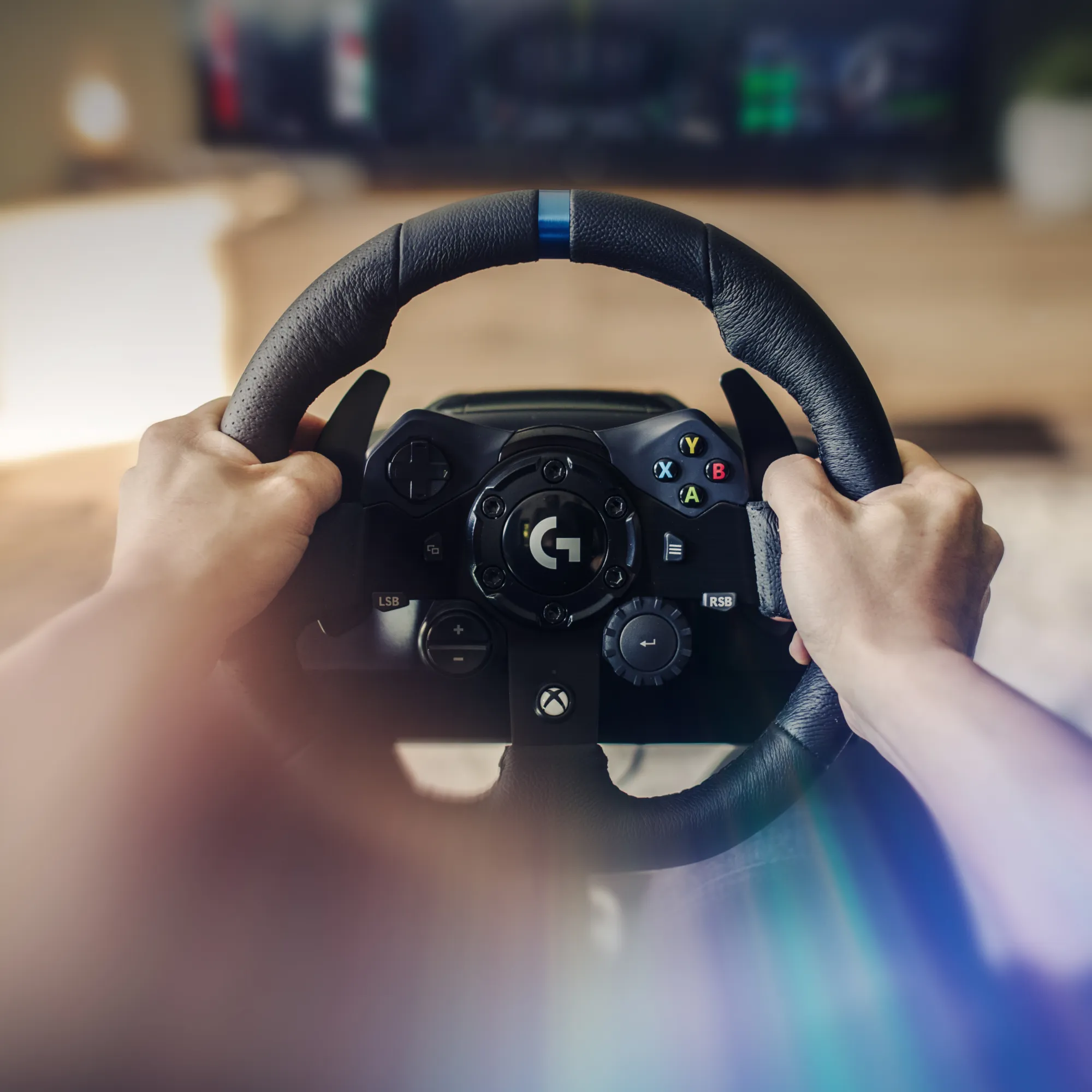 Logitech G G923 Racing Wheel and Pedals for Xbox X|S, Xbox One and PC, Steering wheel + Pedals, PC, Xbox One, Xbox Series S, Xbox Series X, D-pad, Analogue / Digital, 900°, Wired