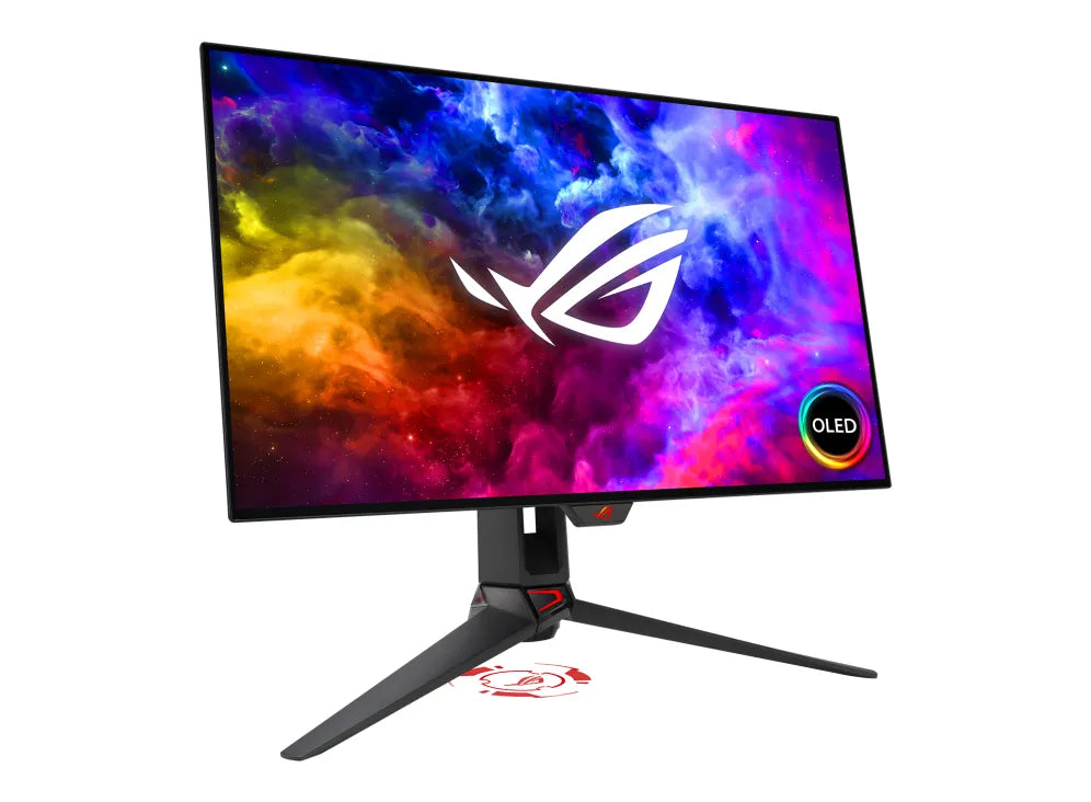 ASUS ROG Swift OLED PG27AQDM, 67.3 cm (26.5"), 2560 x 1440 pixels, Wide Quad HD, OLED, 0.03 ms, Black