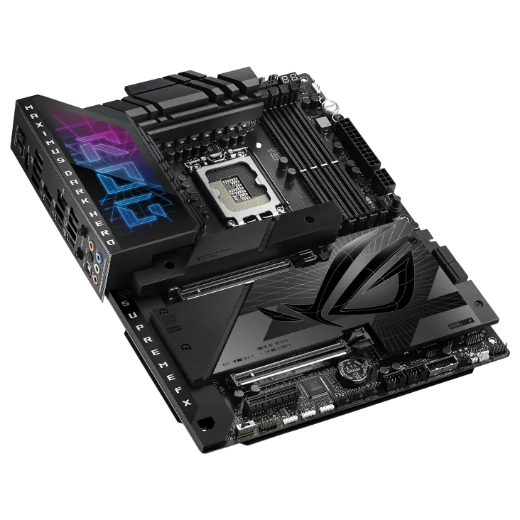 ASUS ROG MAXIMUS Z790 DARK HERO, Intel, LGA 1700, Intel® Celeron®, Intel® Core™ i3, Intel® Core™ i5, Intel® Core™ i7, Intel® Core™ i9,..., LGA 1700, DDR5-SDRAM, 128 GB