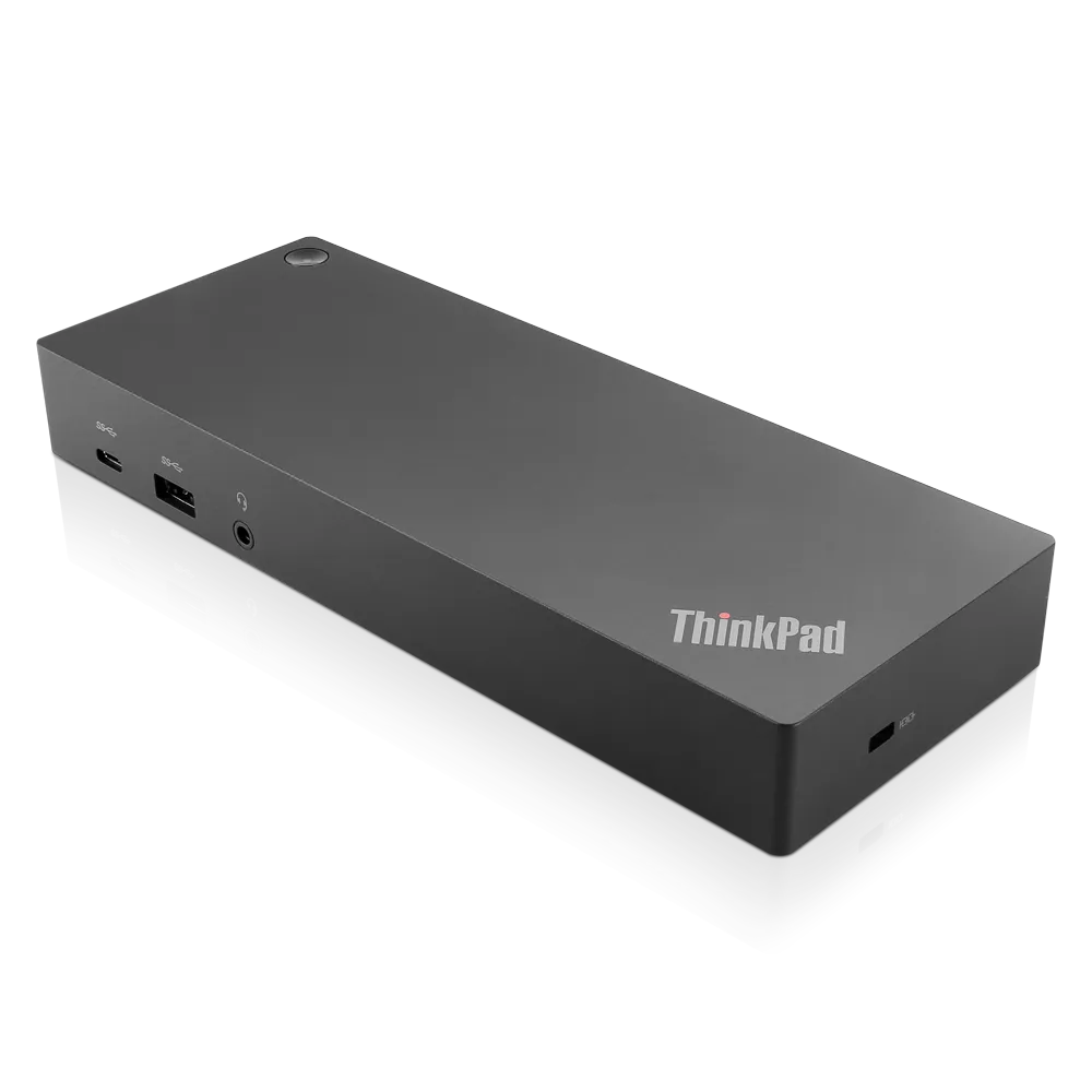 Lenovo ThinkPad Hybrid USB-C with USB-A Dock, Wired, USB 3.2 Gen 2 (3.1 Gen 2) Type-C, 3.5 mm, 10,100,1000 Mbit/s, Black, Lenovo