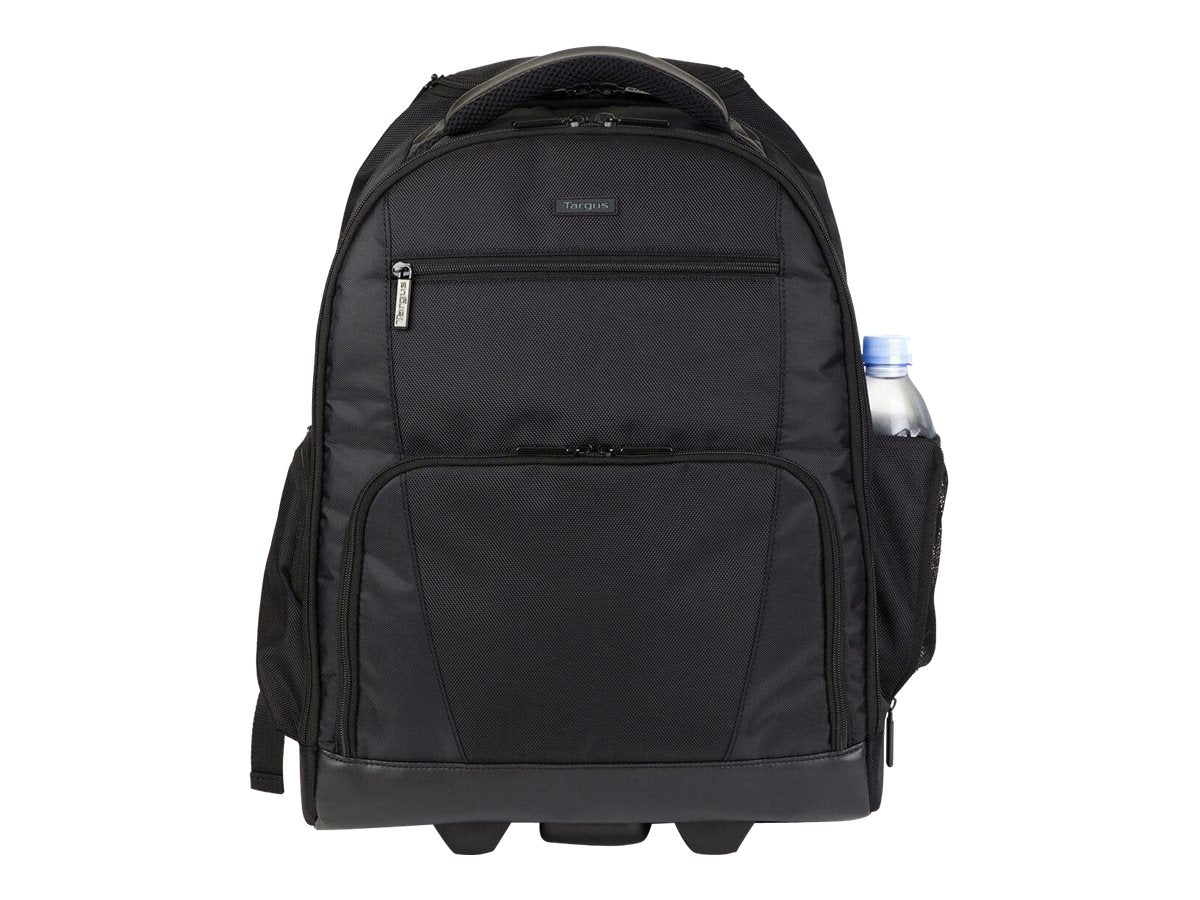 Targus Bag Rolling Notebook Backpack 15.6 Nylon Black & Platinum 2.7 kg Limited Lifetime warranty