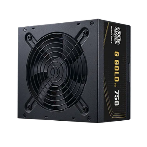 Cooler Master G Gold 750 V2, 750 W, 100 - 240 V, 50/60 Hz, Active, 120 W, 750 W