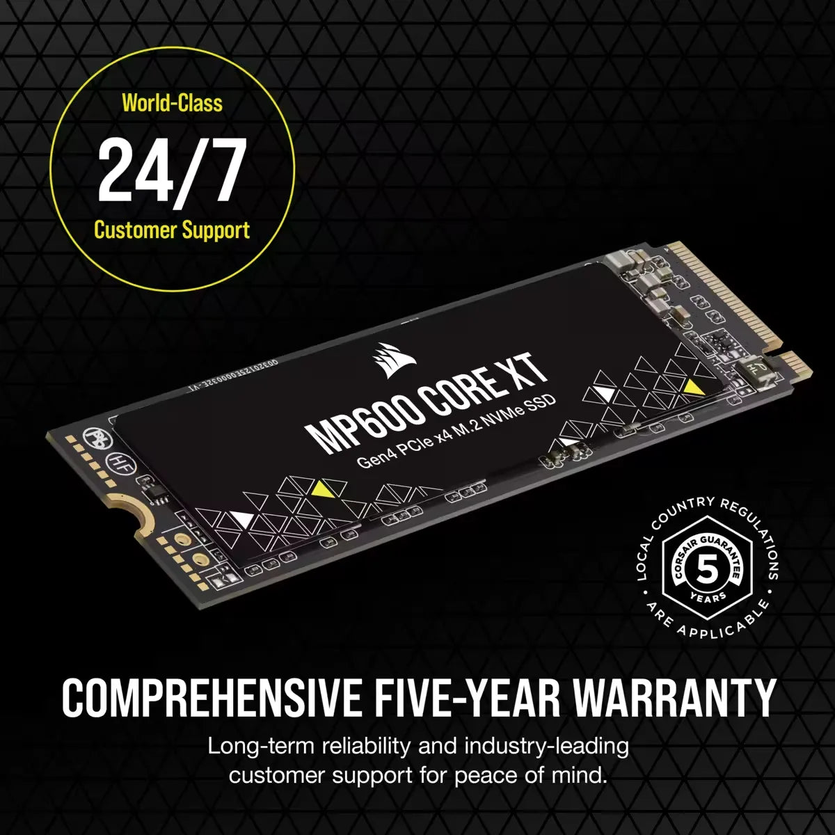 Corsair MP600 CORE XT, 2 TB, M.2, 5000 MB/s