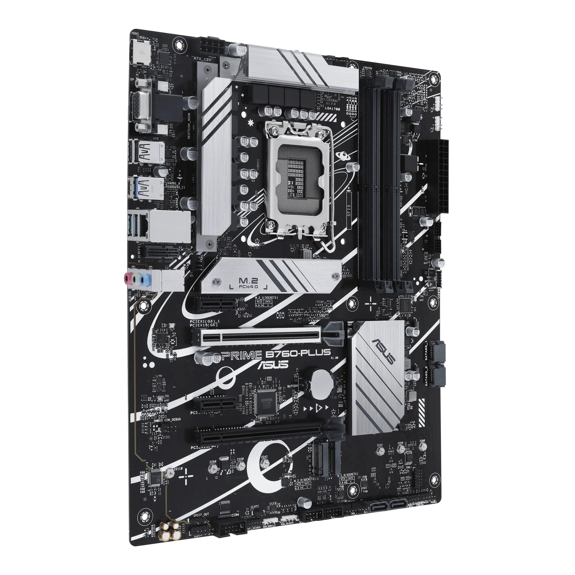 ASUS PRIME B760-PLUS, Intel, LGA 1700, Intel® Celeron®, Intel® Core™ i3, Intel® Core™ i5, Intel® Core™ i7, Intel® Core™ i9,..., LGA 1700, DDR5-SDRAM, 192 GB