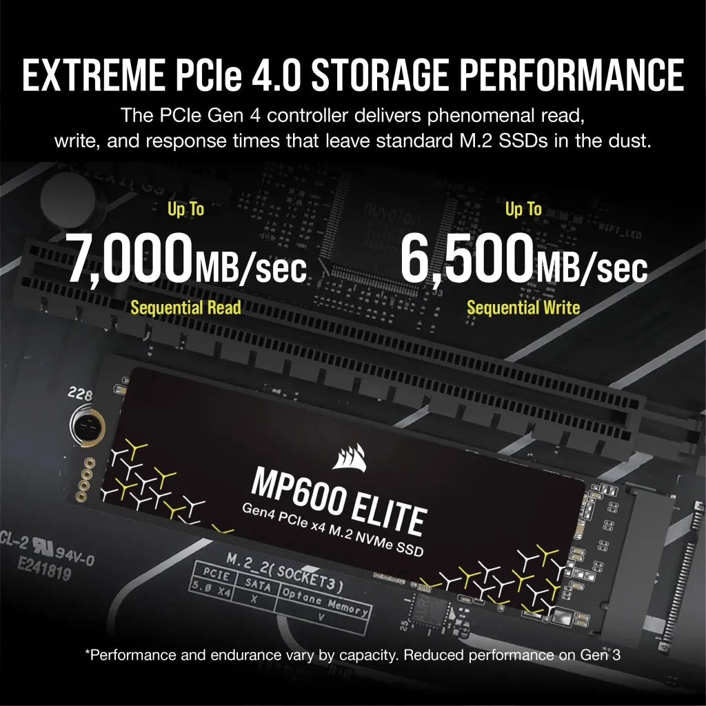 Corsair MP600 ELITE, 2 TB, M.2