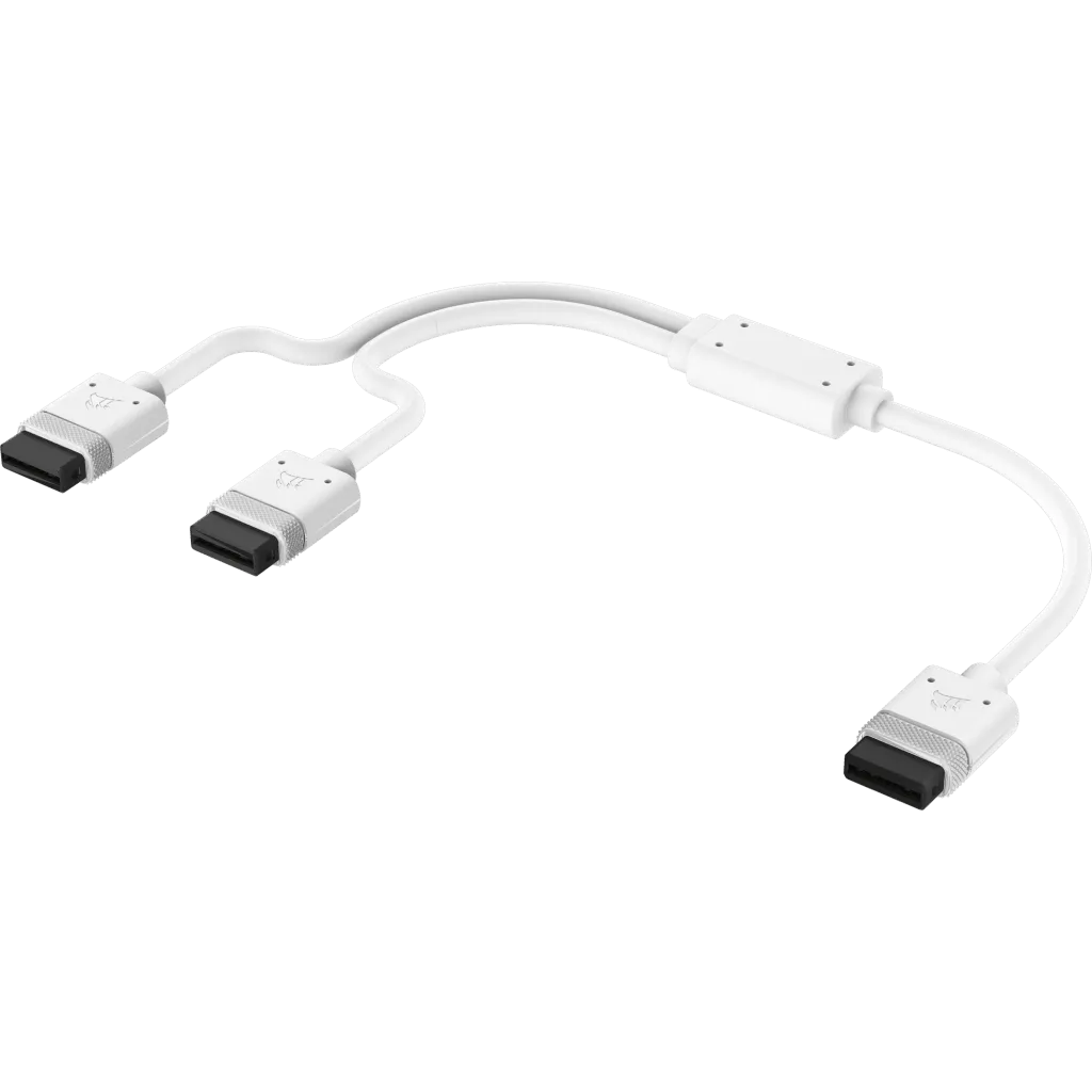 Corsair CL-9011132-WW, Universal, ARGB extension cable, White, 60 cm, LINK, 2 x LINK