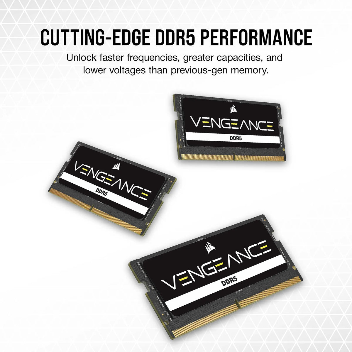 Corsair Vengeance® Series 16GB (1x16GB) DDR5 SODIMM 5600 CL48-48-48-90 1.1V