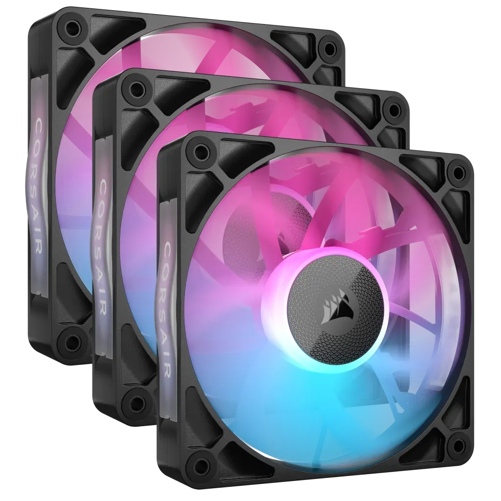 Corsair iCUE LINK RX120 RGB, Fan, 12 cm, 400 RPM, 2100 RPM, 36 dB, 73.5 cfm
