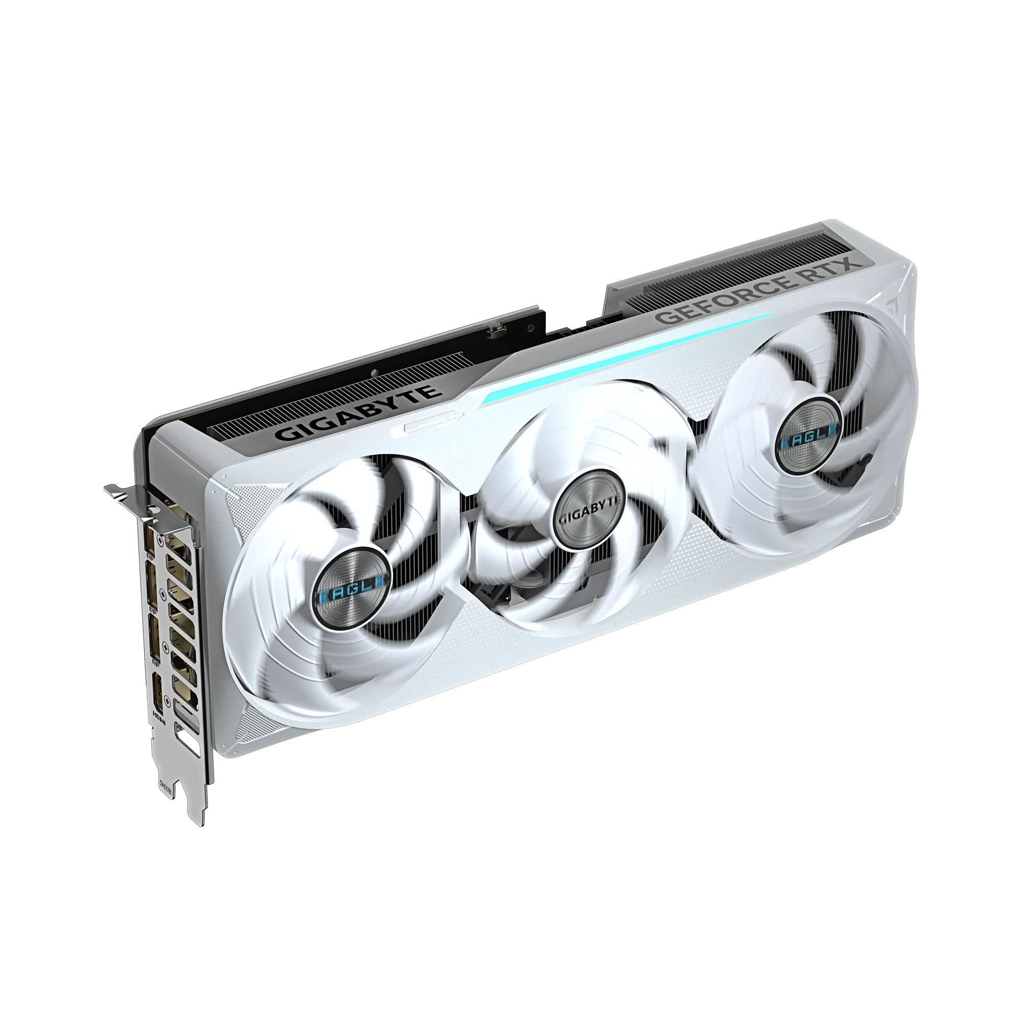 GIGABYTE GeForce RTX 5070 Ti EAGLE OC ICE SFF 16G Graphics Card - 16GB GDDR7, 256bit, PCI-E 5.0, 2542 MHz Core Clock, 3 x DP 2.1a, 1 x HDMI 2.1b, NVIDIA DLSS 4, GV-N507TEAGLEOC ICE-16GD, GeForce RTX 5070 Ti, 16 GB, GDDR7, 256 bit, 7680 x 4320 pixels, PCI Express x16 5.0