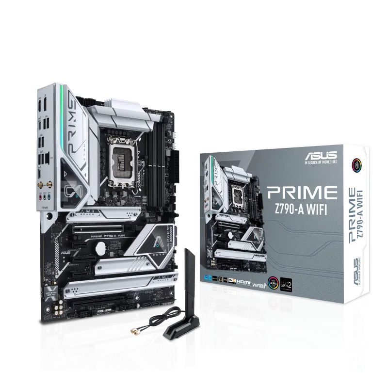 ASUS PRIME Z790-A WIFI, Intel, LGA 1700, Intel® Celeron®, Intel® Core™ i3, Intel® Core™ i5, Intel® Core™ i7, Intel® Core™ i9,..., LGA 1700, DDR5-SDRAM, 192 GB